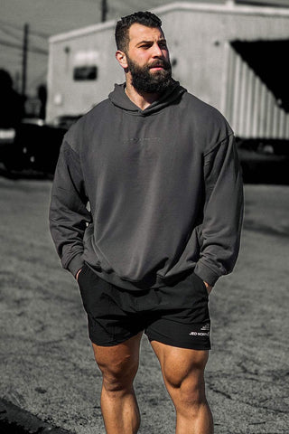 Essentials Relaxed Hoodie - Dark Gray