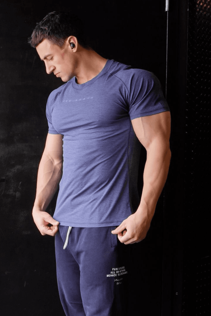 Agile Short Sleeve Training Tee - Steel Blue